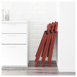 Фото3.Стілець розкладний, червоний TERJE IKEA 402.256.77